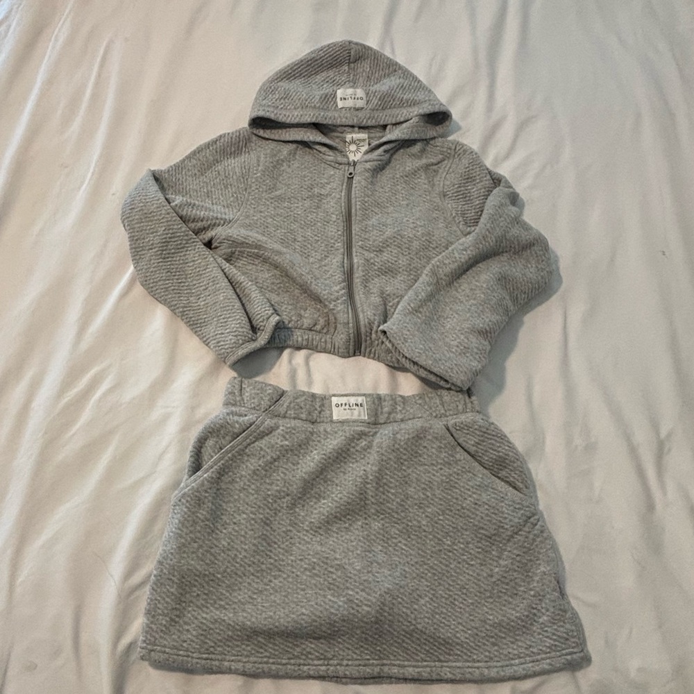 Offline Jacket and Skirt Set